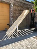 grenen trap recht voorgemonteerd + leuning, Doe-het-zelf en Bouw, Ladders en Trappen, Ophalen, Nieuw, Trap, 2 tot 4 meter