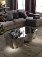 Unieke RVS salontafel design table polished stainless steel, Nieuw, Ophalen