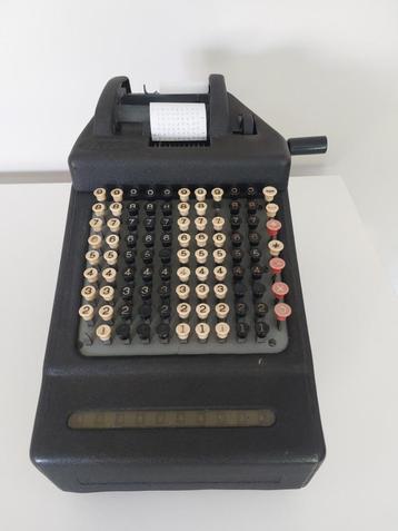 Vintage retro kantoor rekenmachine kassa aldo bona alfa beschikbaar voor biedingen