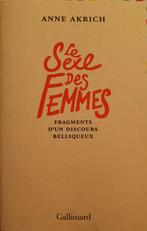 Le sexe des femmes : Fragments d'un discours belliqueux, Boeken, Filosofie, Ophalen of Verzenden, Gelezen, Overige onderwerpen