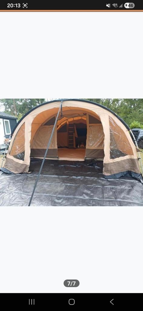 Ruime familietent, 6 slaapplaatsen, merk Bardani, Caravanes & Camping, Tentes, Enlèvement