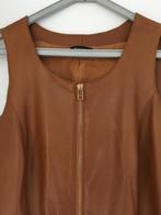 Leder jurk Massimo Dutti, small, Kleding | Dames, Jurken, Ophalen of Verzenden, Zo goed als nieuw, Knielengte, Maat 36 (S)