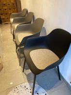 Stoelen eetkamer 6 stuks, Huis en Inrichting, Ophalen, Kunststof, Zwart, Zo goed als nieuw