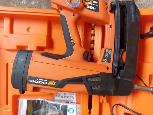 Spit pulsa 800p + beton staal schiethamer nagelpistool compl, Doe-het-zelf en Bouw, Gereedschap | Overige machines, Zo goed als nieuw