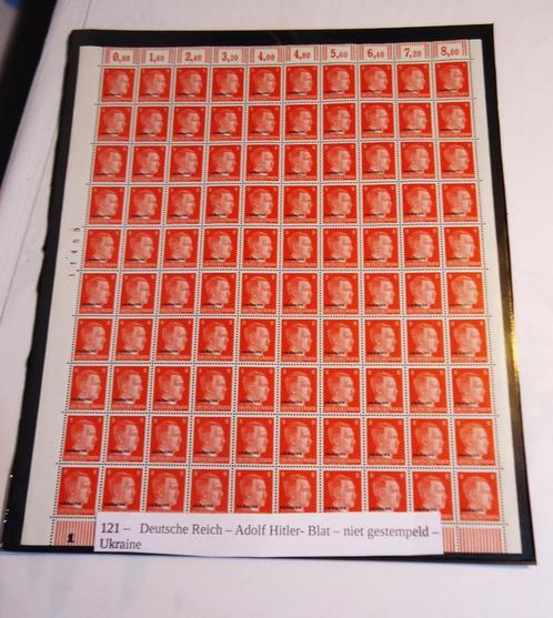 Postzegels WWII Derde rijk 100 stuks niet gestempeld👀🎁👌, Verzamelen, Militaria | Tweede Wereldoorlog, Overige soorten, Foto of Poster