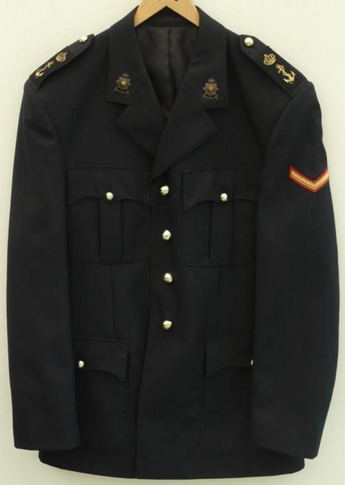 Uniform Blauwe DT, Korps Mariniers, KM, Maat: 47-44, 2009., Collections, Objets militaires | Général, Marine, Enlèvement ou Envoi