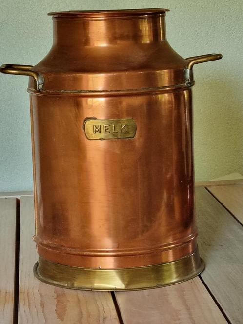 Mooie koperen melkbus, Antiek en Kunst, Antiek | Brons en Koper, Koper, Ophalen of Verzenden
