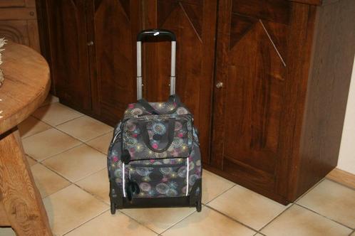 Kipling trolleyset met 2 wielen + geïsoleerde lunchtas top, Handtassen en Accessoires, Tassen | Schooltassen, Gebruikt, Ophalen of Verzenden