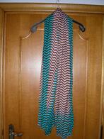 Sjaal (groen/bruin) merk : Talking French lengte is 210 cm, Talking French, Ophalen of Verzenden, Zo goed als nieuw, Sjaal