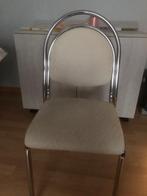 keukenstoel, Ophalen, Kunststof, Gebruikt, Wit