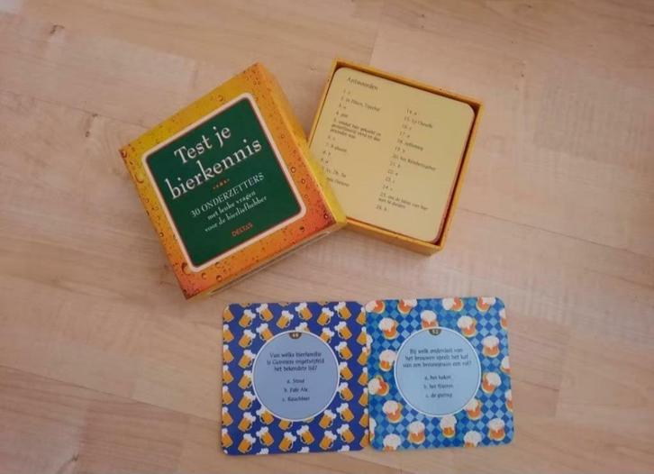 Spelletje Test je bierkennis NIEUW, Hobby en Vrije tijd, Gezelschapsspellen | Kaartspellen, Ophalen