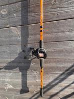 Abu García Svartzonker X 2.41m 30-100 gram + reel, Watersport en Boten, Ophalen, Gebruikt, Werphengel
