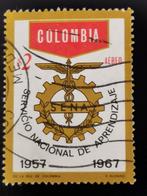 Colombia 1967 - Nationale Dienst voor leerjongens, Postzegels en Munten, Postzegels | Amerika, Ophalen of Verzenden, Zuid-Amerika