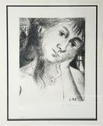 Paul Delvaux - Mélancolie - Kleine oplage - getekend - 1983, Antiek en Kunst, Ophalen