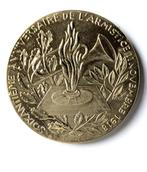 WW1-medaille „Grateful France”, Verzamelen, Ophalen of Verzenden, Overige soorten, Lintje, Medaille of Wings