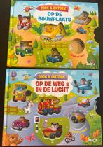 Op de weg en in de lucht // op de bouwplaats, Ophalen, Zo goed als nieuw, Ballon Junior, Uitklap-, Voel- of Ontdekboek