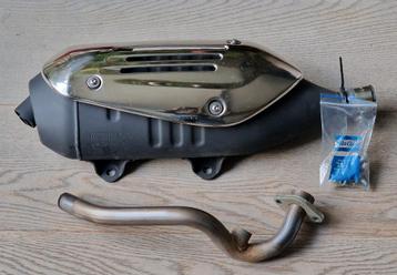 Originele Uitlaat Vespa GTS compleet met bocht beschikbaar voor biedingen