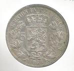 12545 * LEOPOLD II * 5 frank 1868 * Z.Fr/Pr, Postzegels en Munten, Zilver, Verzenden