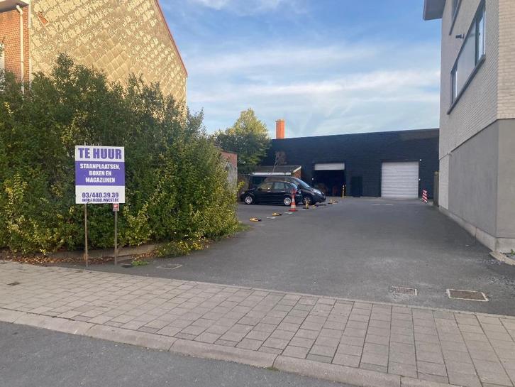 Magazijn 55m2 te huur toplocatie Hoboken, Immo, Garages en Parkeerplaatsen