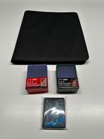 Toploader binder + 50 toploaders + 50 sleeves, Ophalen of Verzenden, Zo goed als nieuw