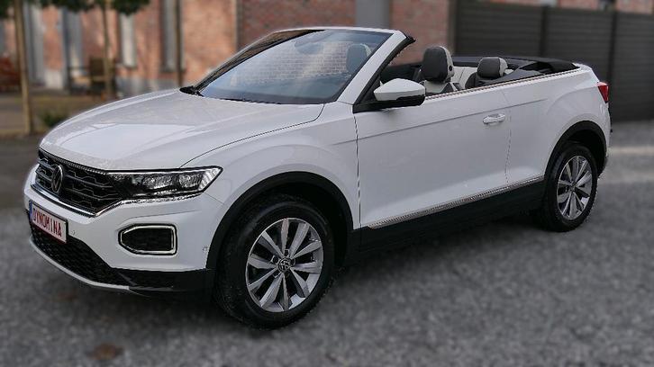 VW T-ROC CABRIO 1.5TSI DSG 2021 46DKM 12M GARANTIE, Autos, Volkswagen, Entreprise, Achat, T-Roc, ABS, Caméra de recul, Phares directionnels
