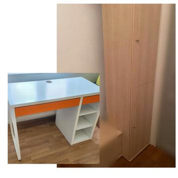 Armoire à colonne ou bureau sur pied de votre choix