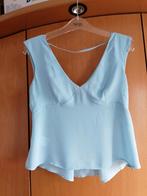 Topje, Kleding | Dames, Blauw, Ophalen of Verzenden, Zonder mouw, Gedragen