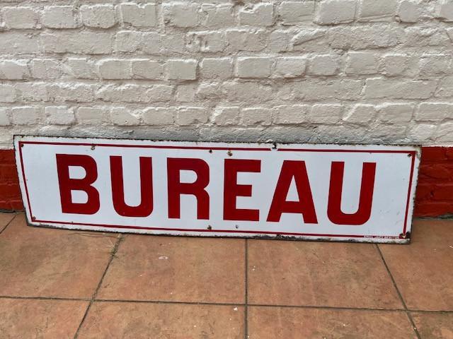 Antiek emaillebord Bureau, Email Japy Beautor, Antiek en Kunst, Antiek | Email, Ophalen