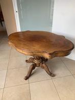 Engelse ovale mahoniehouten tafel L124 Larg 77 H 77, Antiek en Kunst, Antiek | Meubels | Tafels