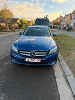 Mercedes-Benz C 180 d 9G-TRONIC Avantgarde 97.000 km, Auto's, 1592 cc, 4 cilinders, Blauw, Leder en Stof