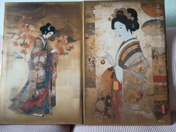 Japanse gouden kader beschikbaar voor biedingen