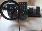 Logitech stuur +side panel+pedalen, Computers en Software, Ophalen, Zo goed als nieuw