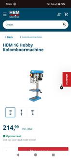 Kolomboormachine hbm, Ophalen, Kolomboormachine