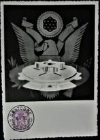 KAART- AMERIKAANS MARDARSON MONUMENT, BASTOGNE, Postzegels en Munten, Ophalen of Verzenden, Gestempeld, Overige thema's
