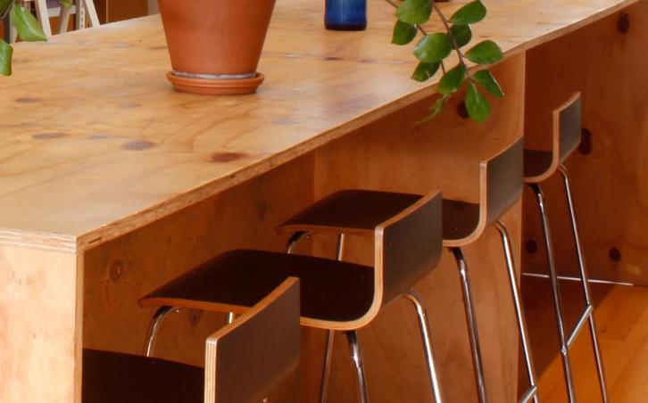 10 chaises hautes de bar (Sebastian), Maison & Meubles, Tabourets de bar, Comme neuf, 60 à 90 cm, Bois, Métal, 5 tabourets ou plus