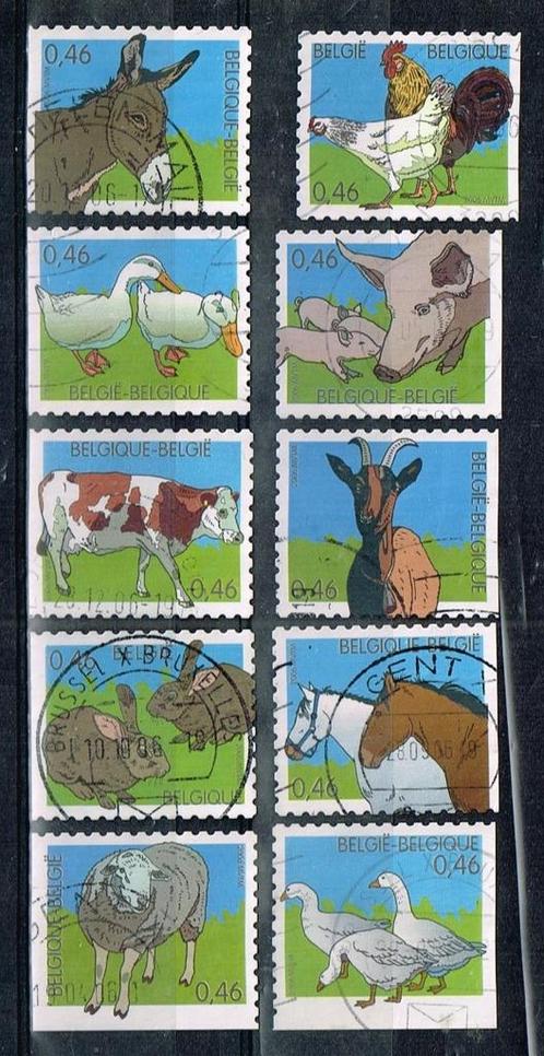Timbres de Belgique - K 3752 - animaux de la ferme, Timbres & Monnaies, Timbres | Europe | Belgique, Affranchi, Timbre-poste, Autre