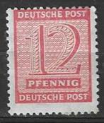 Duitsland West Saxen 1945 - Yvert 13 - 12 Pf.  (PF), Verzenden, Postfris