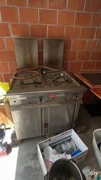 Industriële Friteuse op Propaangas – Werkt Perfect!, 4 liter of meer, Ophalen, Gebruikt, Duo-friteuse