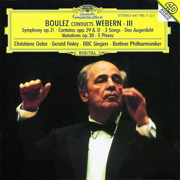 cd - Boulez conducts WEBERN . III, CD & DVD, CD | Classique, Comme neuf, Autres types, Du modernisme à nos jours, Avec livret