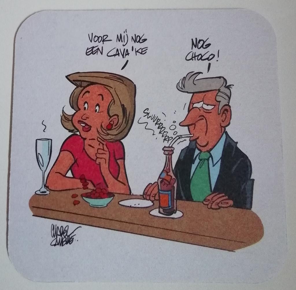 Cambré Charel - bierviltjes, Verzamelen, Stripfiguren, Ophalen of Verzenden, Overige figuren, Nieuw, Overige typen