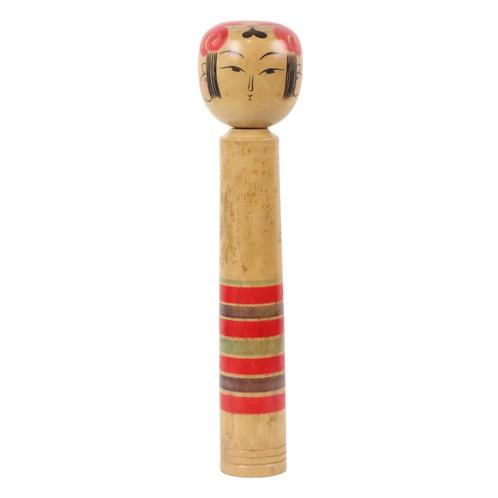 Grote Kokeshi Pop XL Formaat Handgeschilderd Hout Japan 48cm, Antiek en Kunst, Kunst | Beelden en Houtsnijwerken, Ophalen of Verzenden