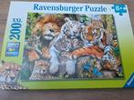 Puzzel Ravensburger 200 stuks 8+ tijger, Kinderen en Baby's, Speelgoed | Kinderpuzzels, Ophalen, Zo goed als nieuw