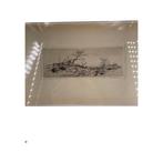 Landschapsgravure - Artiest om te identificeren - Gesigneerd, Antiek en Kunst, Ophalen of Verzenden