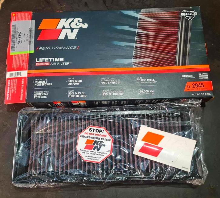 K&N LUCHTFILTERS 33-2945 Audi gloednieuw, Auto-onderdelen, Filters, Audi, Nieuw, Ophalen