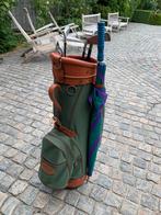 Golftas met 5 golf sticks, Ophalen, Gebruikt