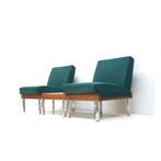 Design vintage : 2 fauteuils et un coin table/salon, années, Maison & Meubles, Enlèvement ou Envoi