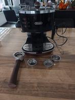 Delonghi Icona Vintage espressomachine, Elektronische apparatuur, Koffiezetapparaten, Ophalen, Espresso apparaat, Gemalen koffie