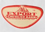 Export 1/3 Chevalier Marin Etiquette Bière Label 48, Verzenden, Zo goed als nieuw, Overige typen, Overige merken