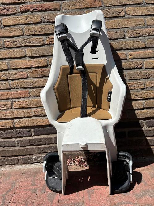 Bobike fietsstoel met dubbele bevestiging, Fietsen en Brommers, Fietsaccessoires | Fietsstoeltjes, Gebruikt, Achterzitje, 15 t/m 25 kg