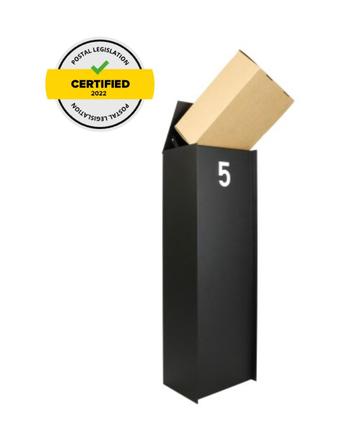 Vrijstaande brievenbus, eSafe, Fenix Top Small, zwart beschikbaar voor biedingen